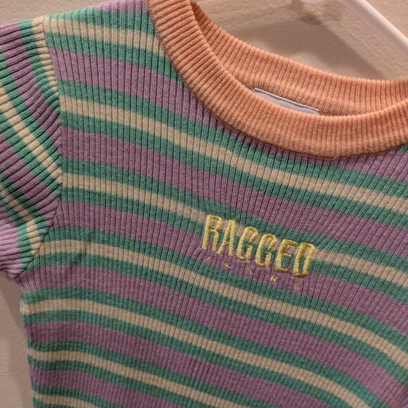 Ragged Priest Pastel Striped Dress - Picture 2 of 6